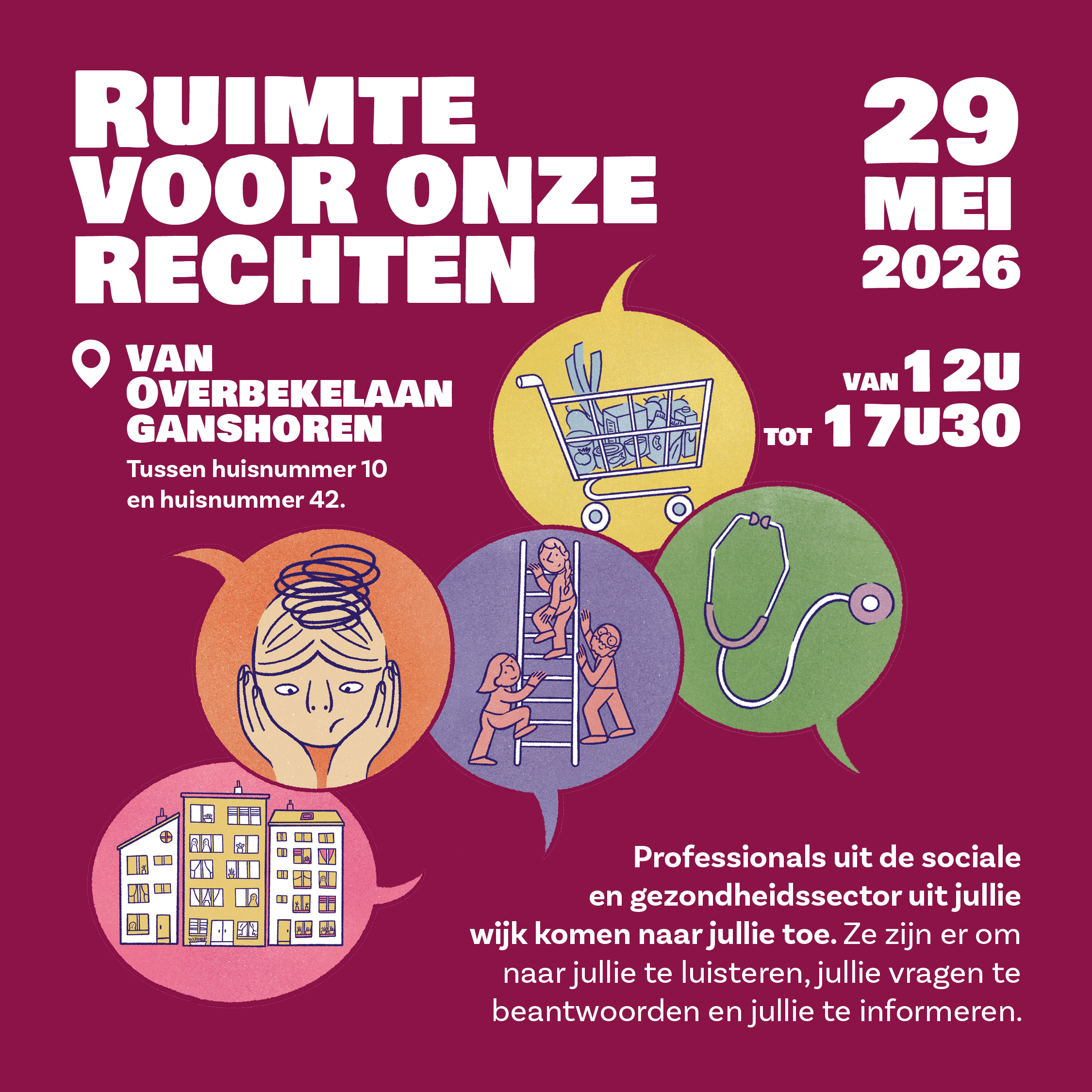 Ruimte voor onze rechten! 