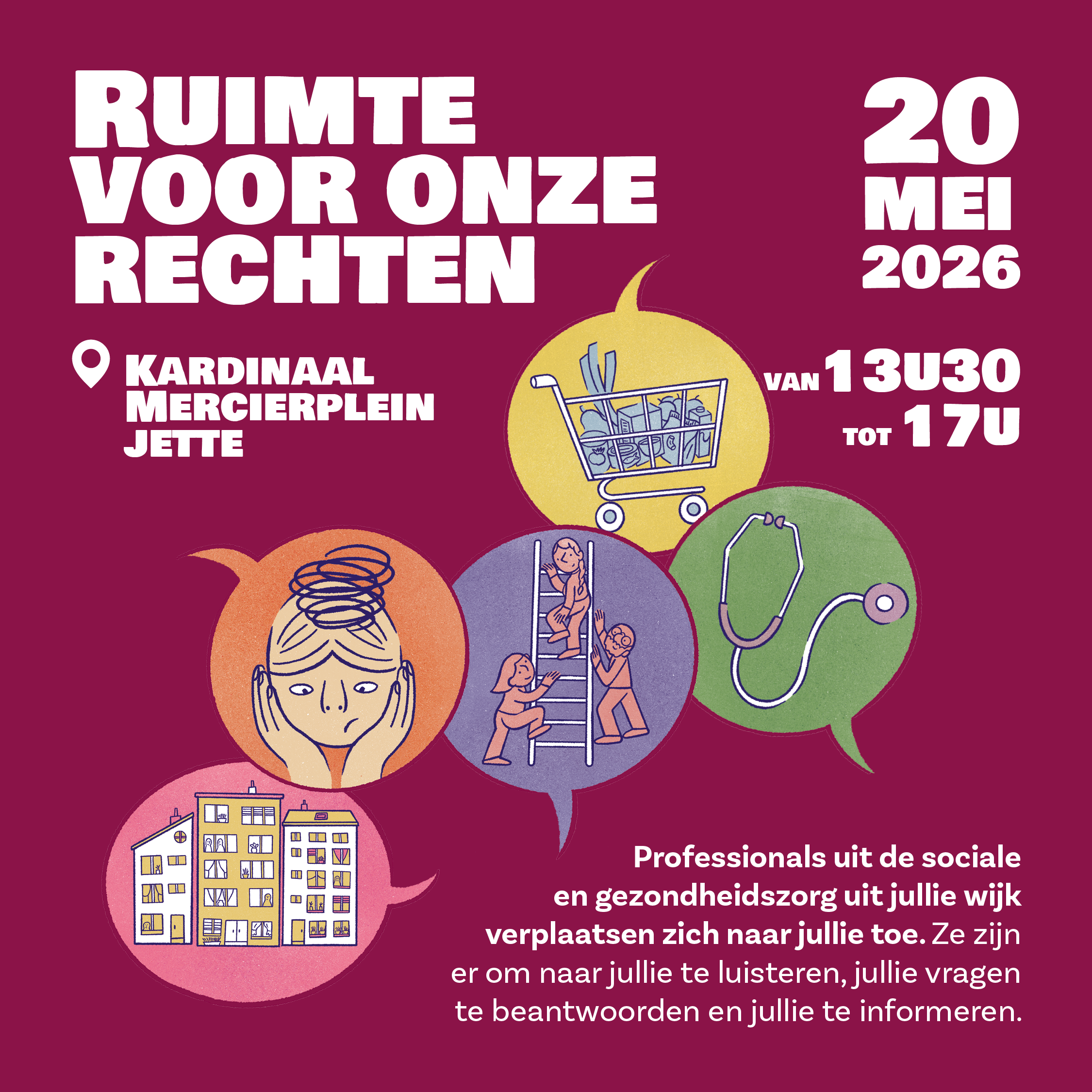 Ruimte voor onze rechten! 