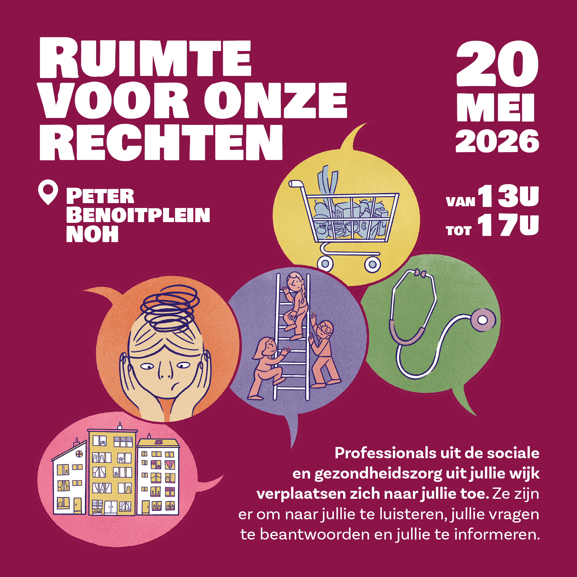 Ruimte voor onze rechten !